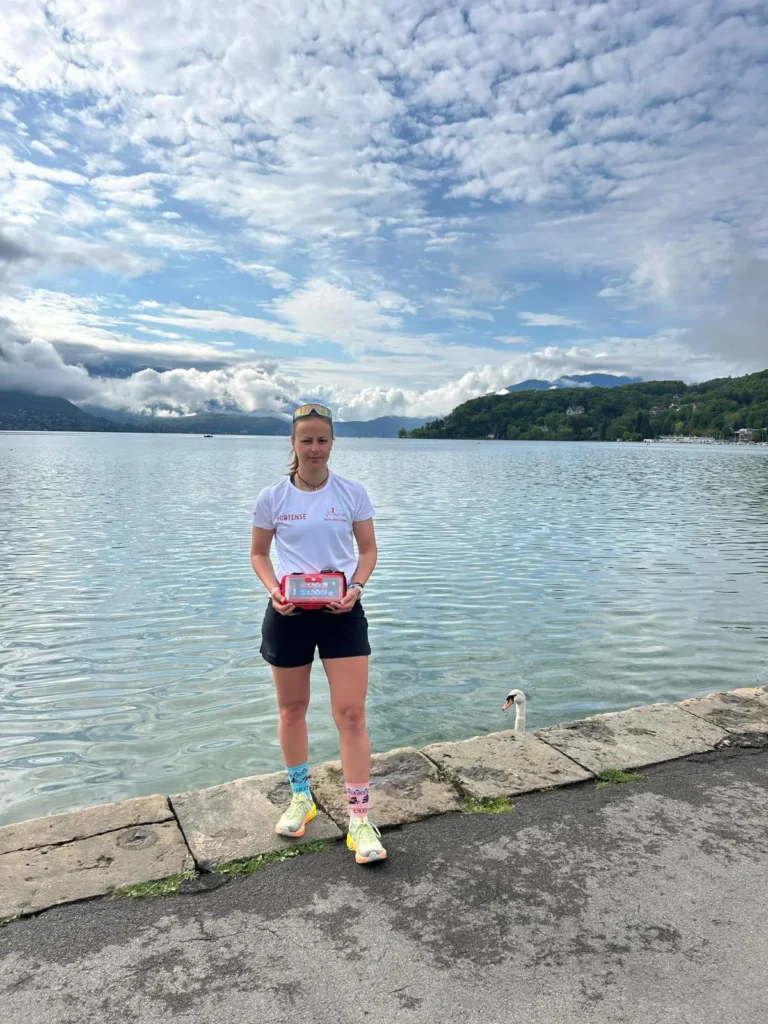 Hortense dans son premier marathon